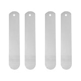 Aluminum Sock Display Holders White for Shaping and Organizing 4Pcs V1369-AZ3-W-20022
