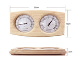 2 in 1 Sauna Room Wooden Thermometer Hygrometer Steam Temperature Humidity Meter V1263-JX-1118