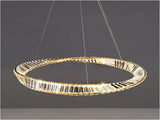 Modern Crystal Flushmount Chandeliers, Remote Control V178-24051