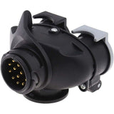 13 To 7 Pin Trailer Socket 12N 12S Dual Adapter Converter European Plug For Car Trailer Truck Towbar V1188-MS-227-1777