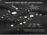 Khaki M Size Long Trench Style Waterproof Raincoat for Women - Fashionable Outdoor Hiking Cycling V888-ELOSUNG56808-1