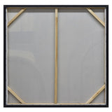 100X100cm Whimsical Whorls Champagne Framed Hand Painted Canvas 3D Wall Art V411-SOK-HMTWF-1-22406JD1