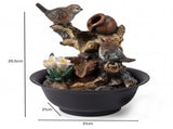 Spector Tabletop Water Fountain LED Colour Changing Bird Indoor Desktop AU Plug EL1005-LED-AU