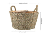 Multi-Purpose Woven Basket, Design, Multi-Color Straw V1366-AZ2-W-19634