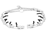 Premium Quick-Release Dog Training Chain Collar with Stimulation Nodes Durable Stainless Steel V1341-ZY-5A2NJR82-M-GOLD