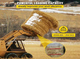 Pair Hay Spear 49" Bale Spear 3000 lbs Capacity, Bale Spike Quick Attach Square Hay Bale Spears 1 V952-CM45X1250-30002PCV0