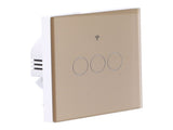 For Tuya Zigbee Light Switch 3Gang EU Remote Control Touch Switch 100240V 50HZ/60HZ V1294-YM0901-3113210139113