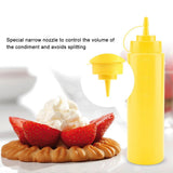 720ml 10pcs / Set Plastic Condiment Dispenser for Sauce Oil Cream Vineger V1294-YM0901-JY13531-02