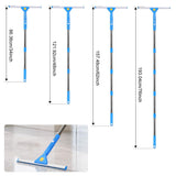 Professional Window Cleaning Kit with Bucket 3 Gallon, 76" Long Handle Squeegee and Microfiber V1107-799-87318