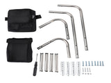 Knee Seat Gardening Tool Stainless Steel Ergonomic Ankle Support Multifunctional Knee Seat Leg Brace V1294-YM0901-3111240150411