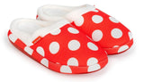 ARCHLINE Orthotic Slippers Slip On Scuffs Pain Relief Moccasins - Red Polka Dot - EUR 40 V563-AS402-40