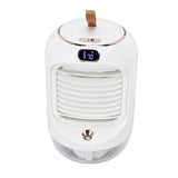 Mini Air Conditioner Humidifier Aromather 3 Gears 5 Blades USB Charging Night Light Water Cooling V1294-YM0523-3113220038611