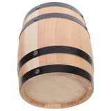 Miniature Barrel Wooden Barrel Ornament Khaki Wood 1Pack V1370-AZ4-14302