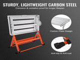 Welding Table 30" x 20", 400lbs Load Capacity Steel Welding Workbench Table on Wheels, Folding Work V952-KZDHZ400LB302X80EV0