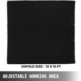 10 x 10 Ft Blanket Black Fiberglass Blanket Portable Fiberglass Fire Retardant Blanket V952-HT10X10HS00000001V0