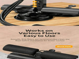 Three suction cup sit up assist device ,black V1363-SE-03-BLACK