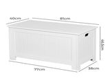 Levede Kids Toy Box Storage Chest Cabinet White TB1008