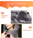 Neck Heating Cape Smart Temperature Control, Warmth in an Instant.GREY V1232-PJDRT001
