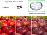 Dimmable LED Under Cabinet Lighting, Counter Showcase Kitchen Lighting Fixtures with 12V Plug in V1171-CC-BDPBFD006