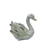 Elegant Swan Planter w Hole Plug 34cm V637-49478SWN