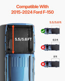 Tri-Fold Truck Bed Tonneau Cover, Compatible with 2015-2024 Ford F-150, Lightning, Styleside 1661 mm V952-ZDSKCHBXGZDSAG4TNV9