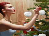 Foam Ball Snow White Christmas Ball Pendant Christmas Tree Decoration Pendant V1294-YM0710-210723LS0236