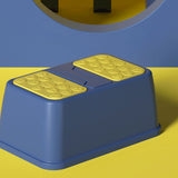 Toilet Step Stool Plastic Non Slip Heavy Duty Rollover Prevention Tool for Baby Children Red 2 V1294-YM0524-3116220005715