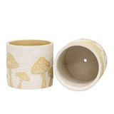 Set 2 Asst Mushroom Planters w Hole Plug 17cm V637-88746PLN