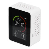 Smart Carbon Dioxide Detector USB Charging Infrared Temperature Humidity Air Quality MonitorWhite V1294-YM0901-3113210119811