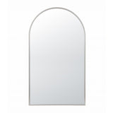Embellir Arch Wall Mirror, Decorative Silver Mirrors, 86x50cm Bathroom Vanity Mirror, Slim MM-E-WALL-OVAL-SR-5086