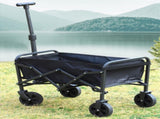 Foldable Camping Wagon Retractable Handle, Lightweight Design for Outdoor Trips, Beach & Picnics V1107-FOLDABLE CAMPING WAGON
