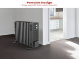Dimplex Oil Free 2.4kW Column Heater w/ Thermostat in Black ECR24