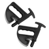 2-Pack Black Vehicle Tire Hub Changer Auto Bead Clamps with Easy Pull-Out Design for Tire V1192-AZ-W-30593