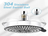Shower Arm 10 in Bundle with 6 Mode Shower Head, Chrome V1258-DP02-C-569