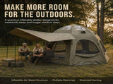 Weisshorn 4 Person Inflatable Camping Tent TC Canvas Sun Shade Rain-Ready XFSK-GN-TC-AW