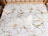 White Golden Nordic Atelier Quilt / Doona / Duvet Cover set V745-AQ043194K3