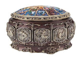 Vintage Music Box with 12 Constellations Rotating Goddess Twinkling LED Light V1294-YM0901-JY20436-04