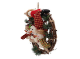 Christmas Wreath Fadeless Durable Joyful Vibes Rich Bright Colors Grapevine Wreath for Door Window V1294-YM0512-3115220135111