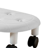 Low Roller Seating PU Surface Plastic Structure Movable Universal Wheels Stool for Living Baby V1294-YM0901-3116240005912