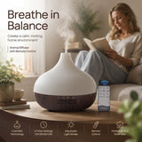 Onion Wood Grain Aroma Diffuser Combo B Remote, 24V AU Plug, Festive Gift V1221-XM-LB1536-ZS043