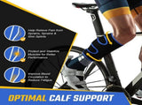 Calf Compression Sleeve Calf Brace, 1 Pair Adjustable Splint Compression Calf Wrap Sleeve, Calf V1370-AZ4-17692