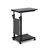 Artiss Laptop Desk Height Adjustable Mobile Workstation Computer Desks 48CM Black LA-DESK-C-48-BK