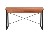 Artiss Computer Desk Drawer Storage Walnut 100CM MET-DESK-118-WN