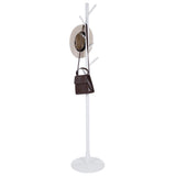 Assembled Wooden Coat Hat Stand Tree Jacket Cloth Vertical Hanger Rack 8 Hooks V1294-YM0901-JY16471-01
