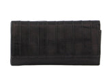 Pierre Cardin Stich Design Leather Ladies Large Tri-Fold Wallet in Black V563-PC3567-BLACK