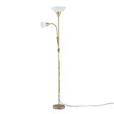Artiss Gold Floor Lamp with Reading Light Mother and Child Standing Lamp with 360 Flexible LAMP-FLOOR-SF-1171-GD