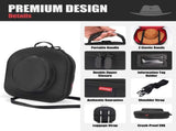 Hat Box for Travel - Crush Proof Cowboy Hat Holder Storage, Hard Travel Hat Carrier Case for Cowboy, V1258-DP02-F-932