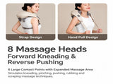 Wireless Mechanical Shawl Massager for Neck Shoulder Waist Leg Relaxation at Home Office Travel V1341-ZY-DCM2XKQL-BEIGE