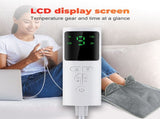 Electric Heated Foot Warmer for Men and Women, Feet Heating Pads Electric Feet Warmer with LCD V1192-AZ-W-0265