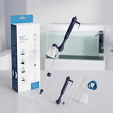 Electric Aquarium Gravel Cleaner, Adjustable Powerful Suction Fish Tank Vacuum for Sand Gravel V1369-AZ3-W-08513